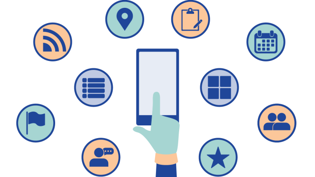 Five Awesome SXSW EDU Mobile App Features - SXSW EDU Mobile App graphic.