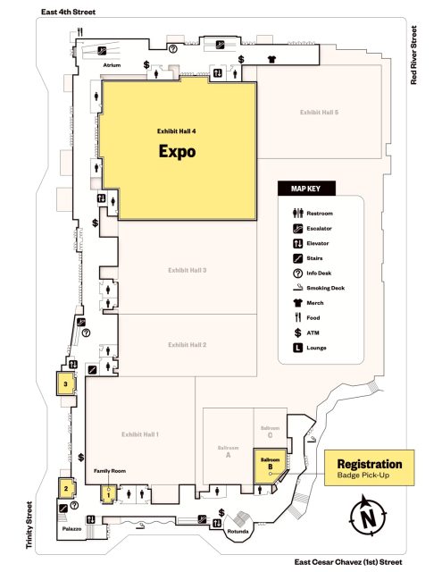 Austin Convention Center (1st Floor)