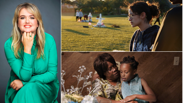 Featured speaker Elena Favilli, After Parkland film, and Foster film.