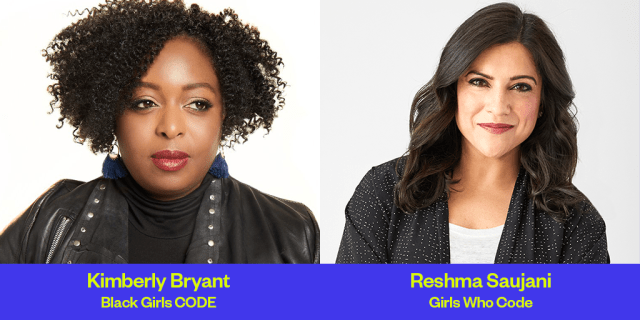 Kimberly Bryant and Reshma Saujani