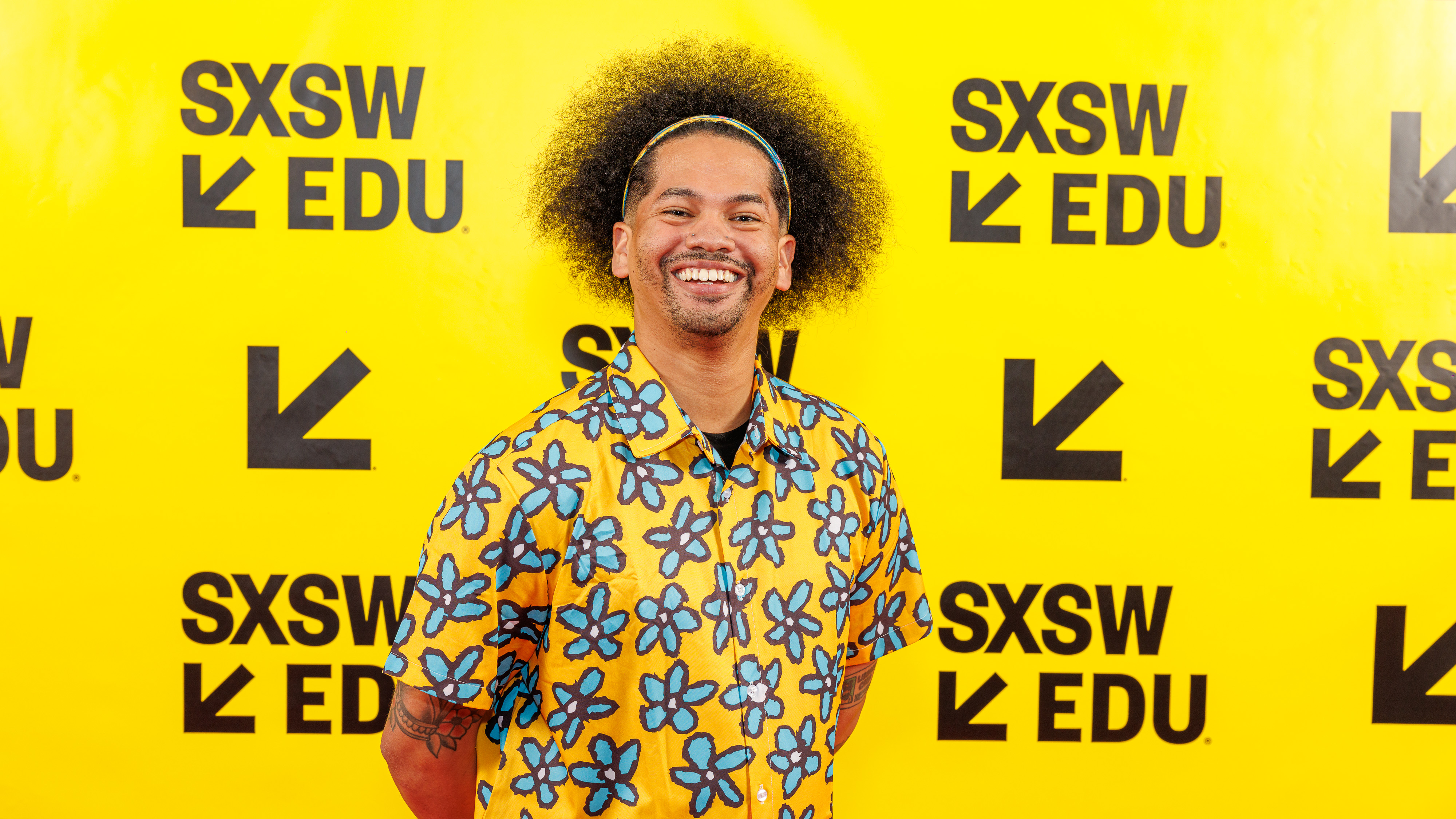 You Belong in Libraries Step and Repeat - SXSW EDU 2025 - Photo by Andy Wenstrand